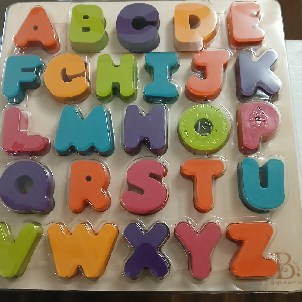 Alphabet Puzzle Board - Multicolor
